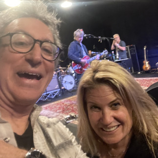 Dave, Holly and Neil Finn of Crowded House