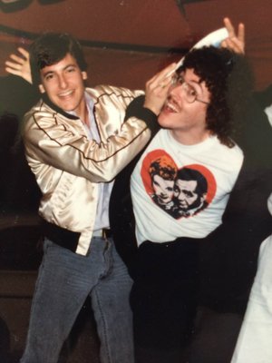 Rob Tonkin and Weird Al Yankovic in 1984