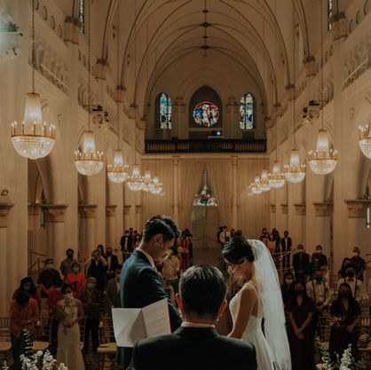Zachary & Valerie // Church Wedding at Chijmes, City Hall  