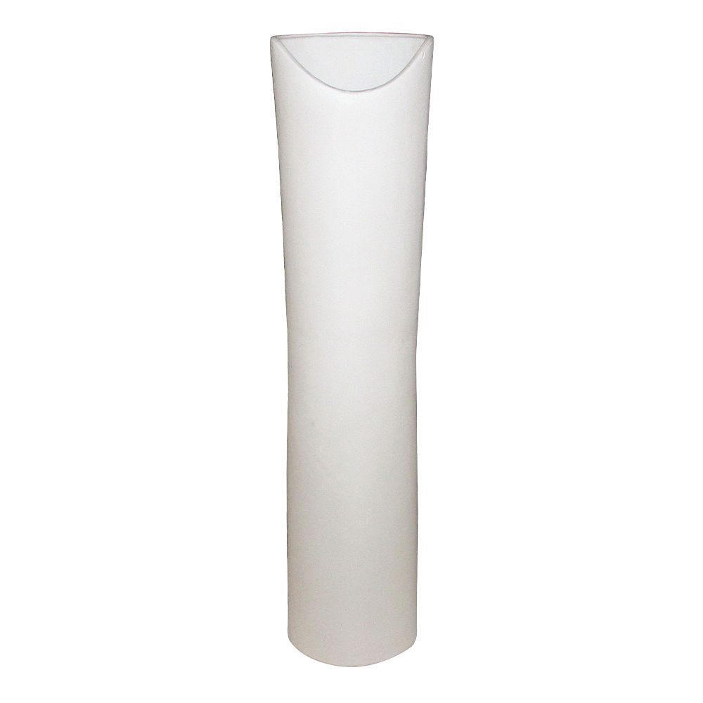 Decorative Ceramic Vase; (21.8x15x100)cm, White