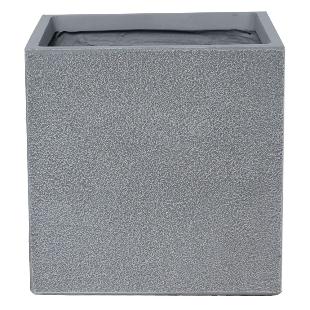 Fibre Clay Pot: Extra Large; (44x44x44)cm, Antique Grey