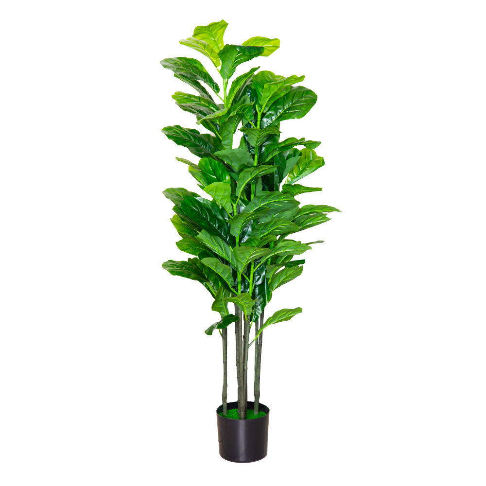 Decorative Fiddle Leaf Green Plant; 140cm