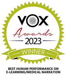 VOX 23 WINNER - Best Human Performance on E-Learning-Medical Narration.png