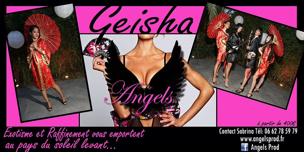 Concept geisha , soiree asie , soiree ch
