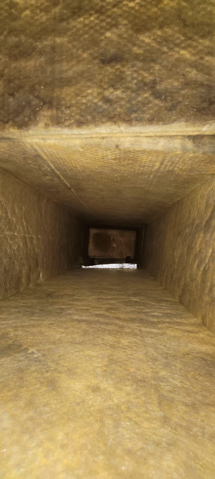 Cleared and safe Air duct HVACin Larchmont after cleaning.