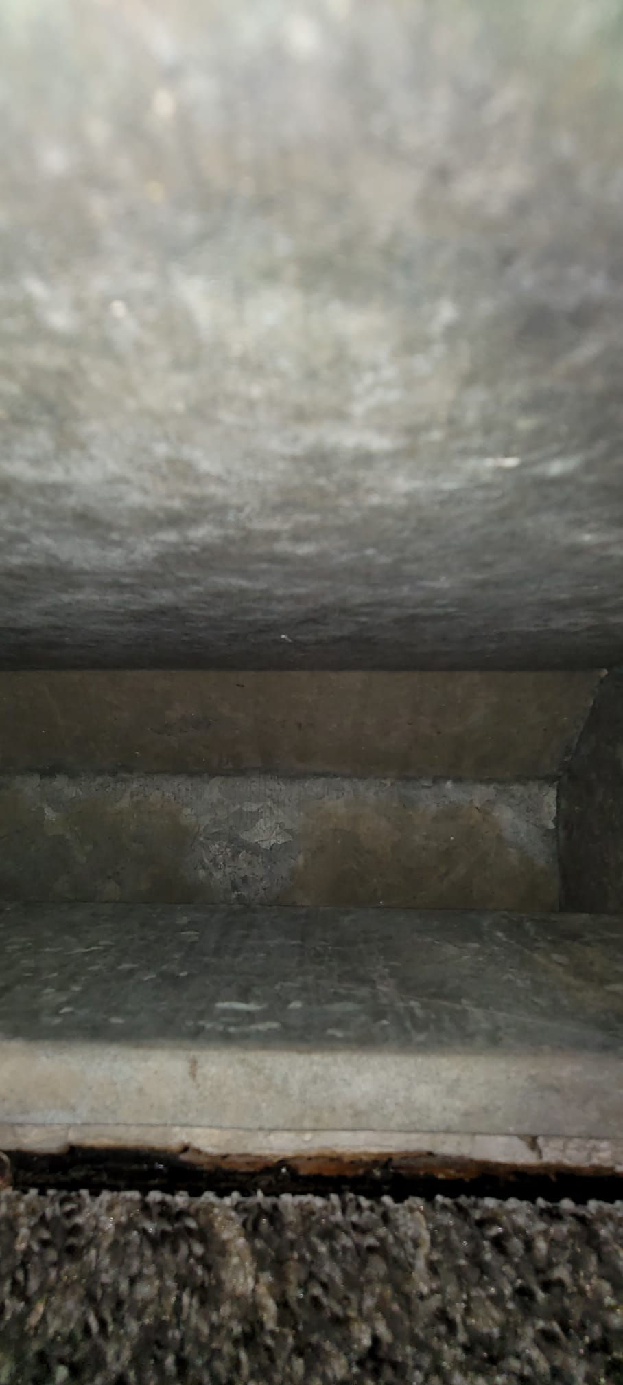 Residue-free air duct in Scarsdale after cleaning service.