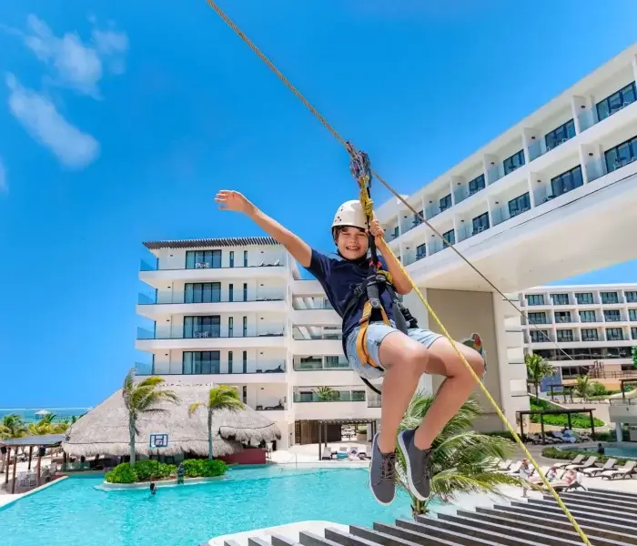 Zip Lining at Sensira Resort & Spa Riviera Maya