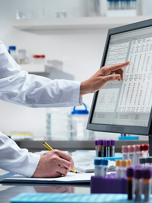 Scientist on Computer