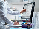 Scientist on Computer