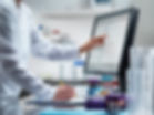 Scientist on Computer