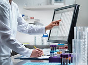 Scientist on Computer