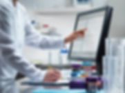 Scientist on Computer