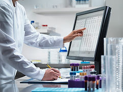 Scientist on Computer
