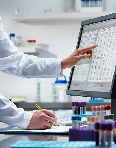 Scientist on Computer