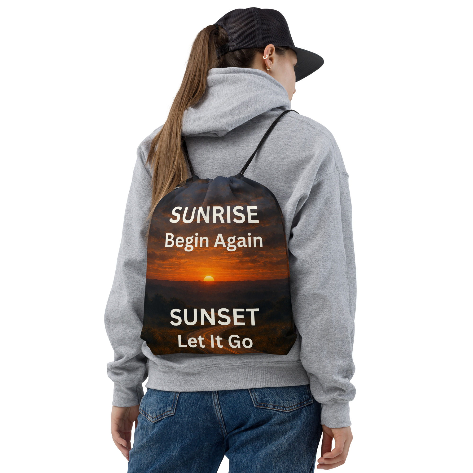 Sunrise/Sunset Drawstring bag