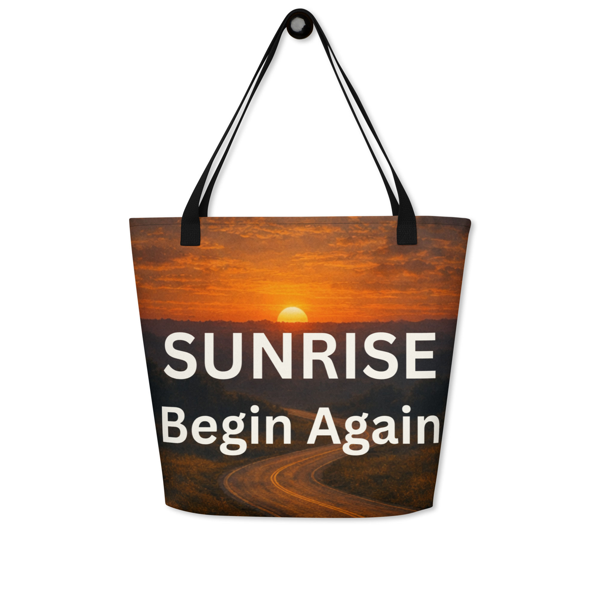 Sunrise/Sunset All-Over Print Large Tote Bag