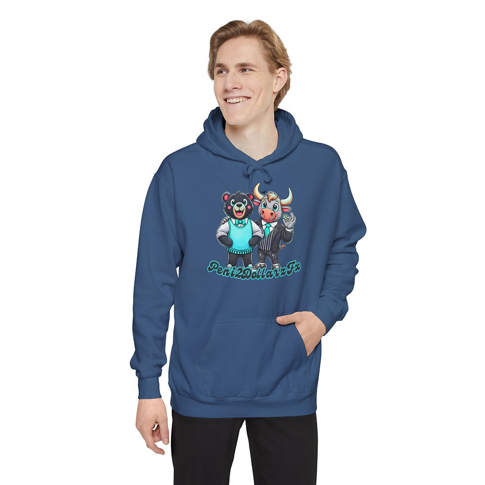 Thumbnail: Unisex Garment-Dyed Hoodie