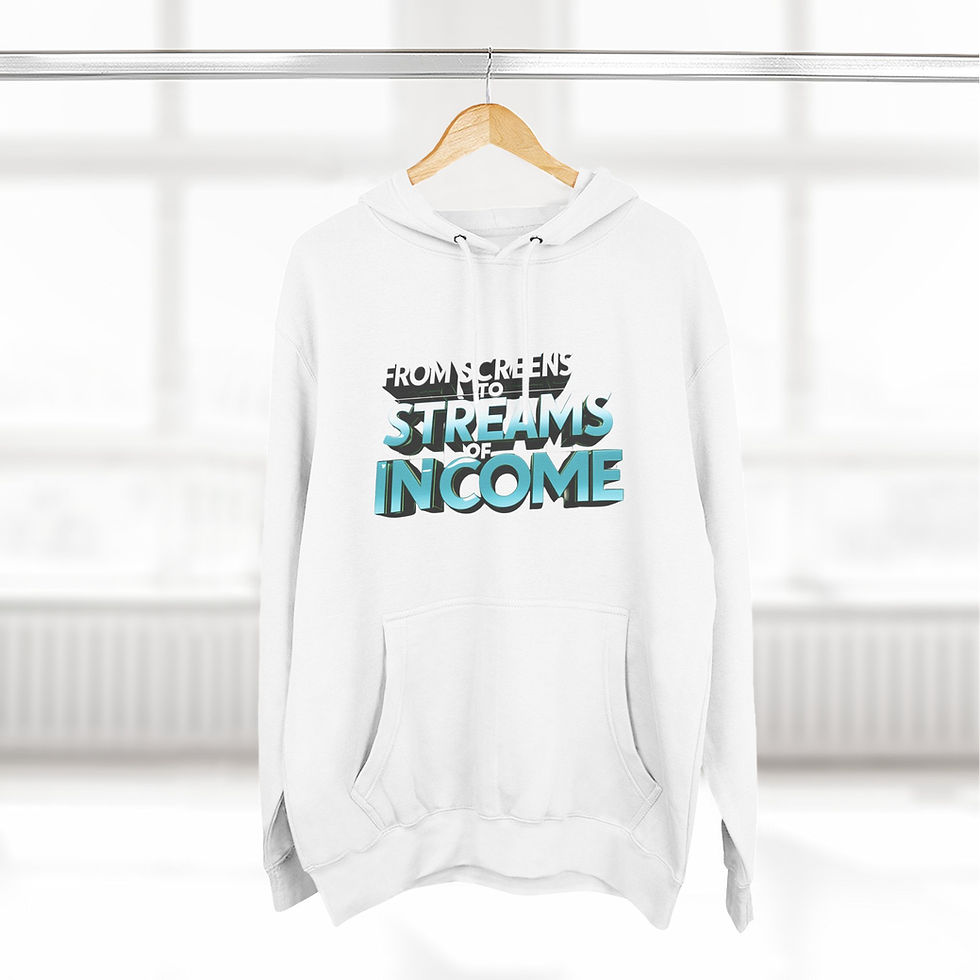 Thumbnail: Three-Panel Fleece Hoodie