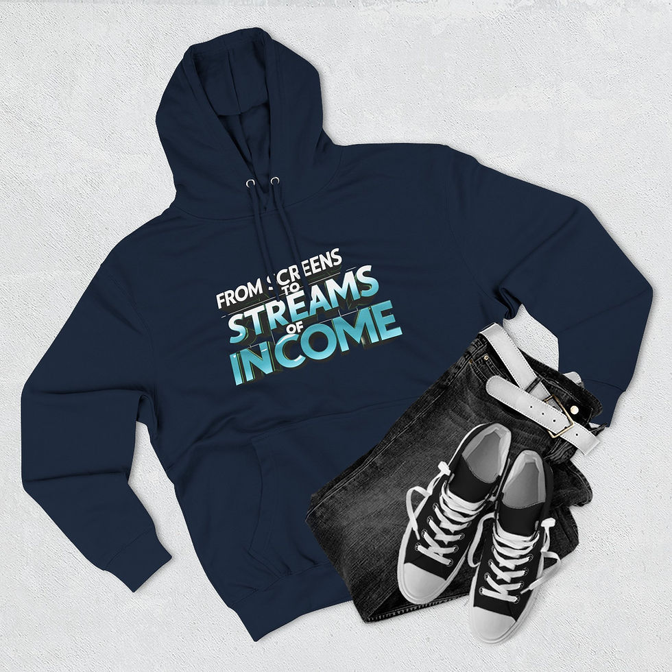 Thumbnail: Three-Panel Fleece Hoodie