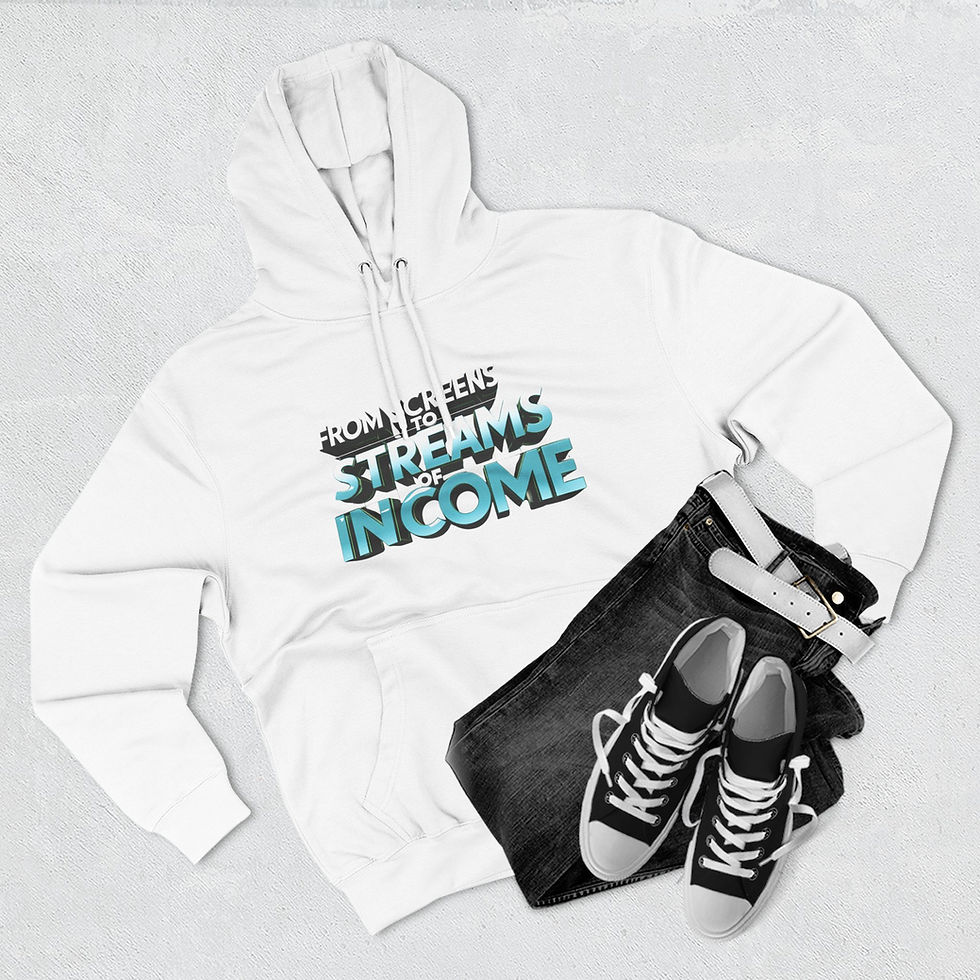 Thumbnail: Three-Panel Fleece Hoodie