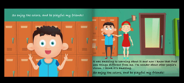color with me - colorblind book for children - how to explain color blindness to children
