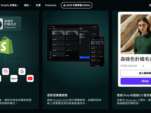 Shopify 網店