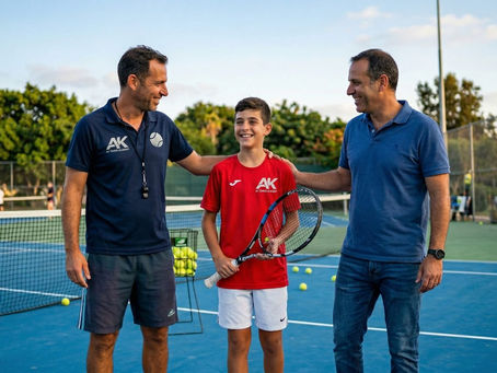 משחקי יחידים, מאמץ קבוצתי: ניהול קריירת טניס צעירה