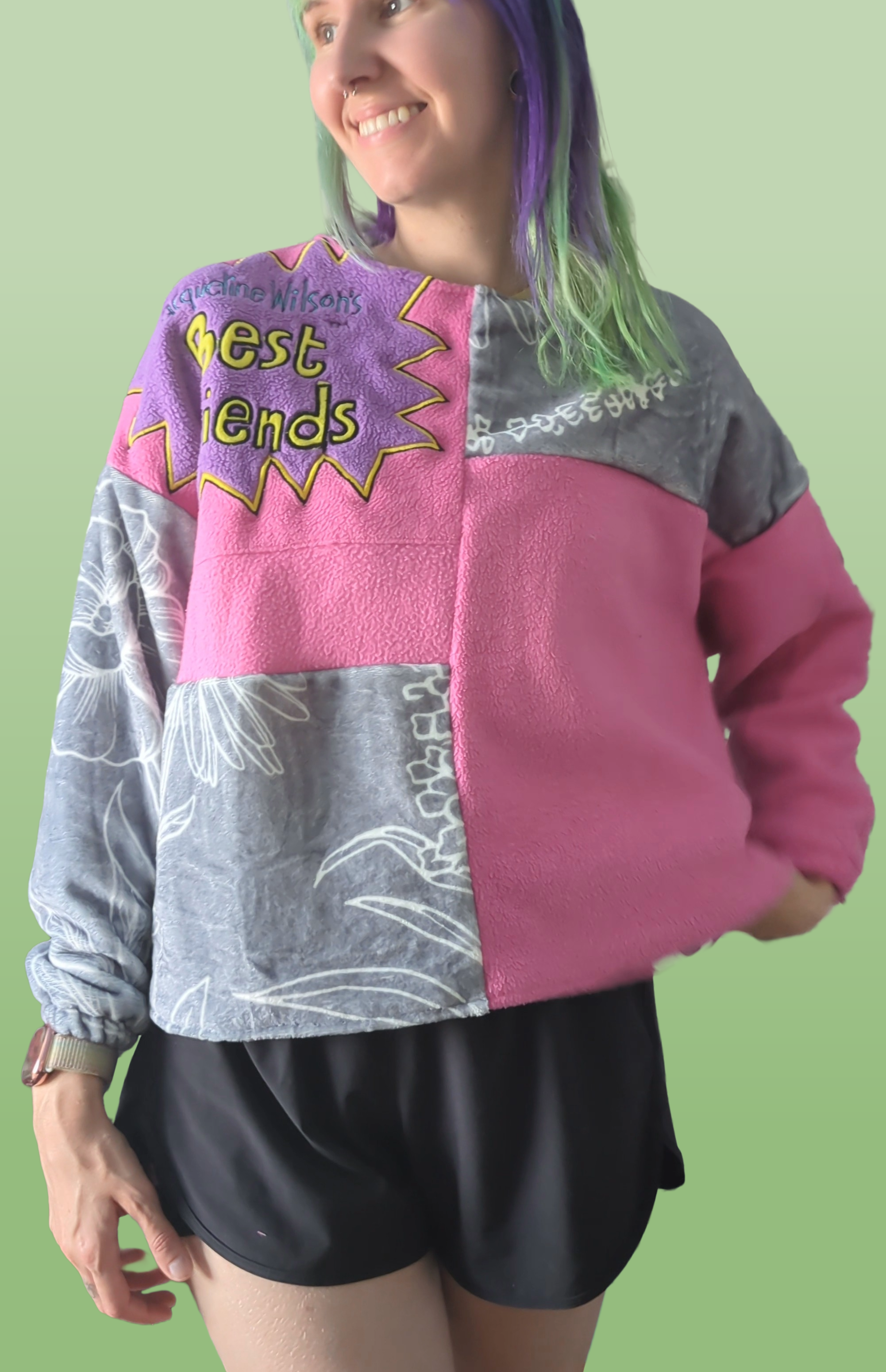 Oversized Jumper | Upcycled Sustainable Blanket - Jacqueline Wilson