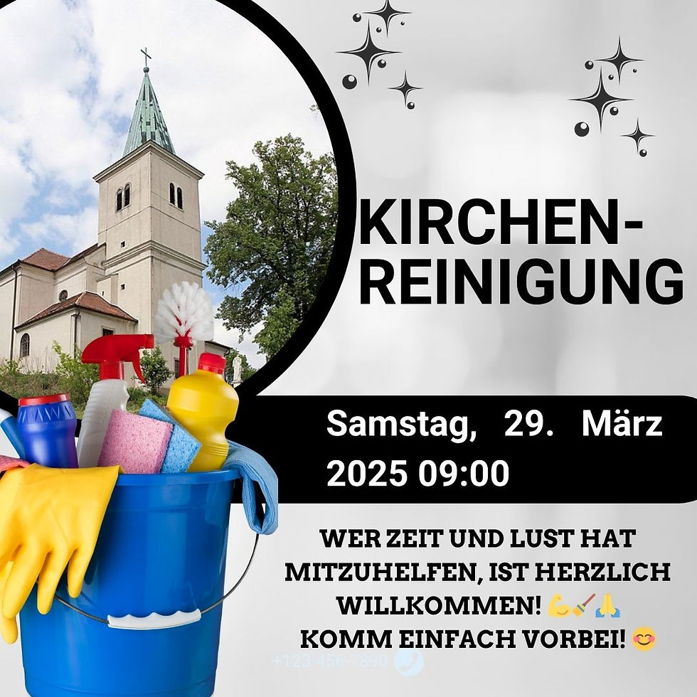Kirchenreinigung 