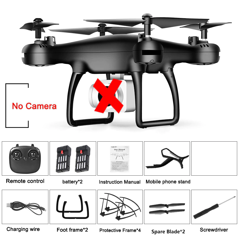 Miniatura: Drone 4k Profesional with Camera WIFI FPV RC Quadrocopter Drones Aerial 