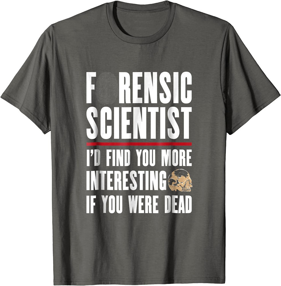 Miniatura: 2021 Summer Men's T-shirt Forensic Scientist Letter Print Pattern Cotton 