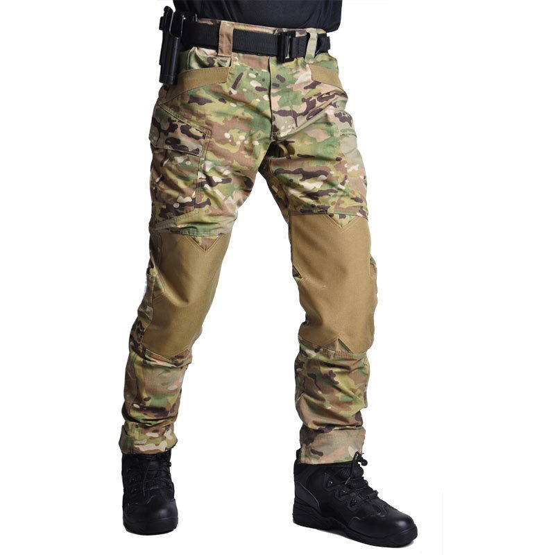 Thumbnail: HAN WILD Tactical Pants Camouflage Military Cargo Sweatpants Pantalones Tacticos