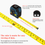 Miniatura: DTAPE DT10 laser distance meter range finder 40M laser tape measure digital 