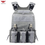 Miniatura: YAKEDA Chaleco Tactico Combat Vest Hunting Shooting Quick Release Laser Cut 