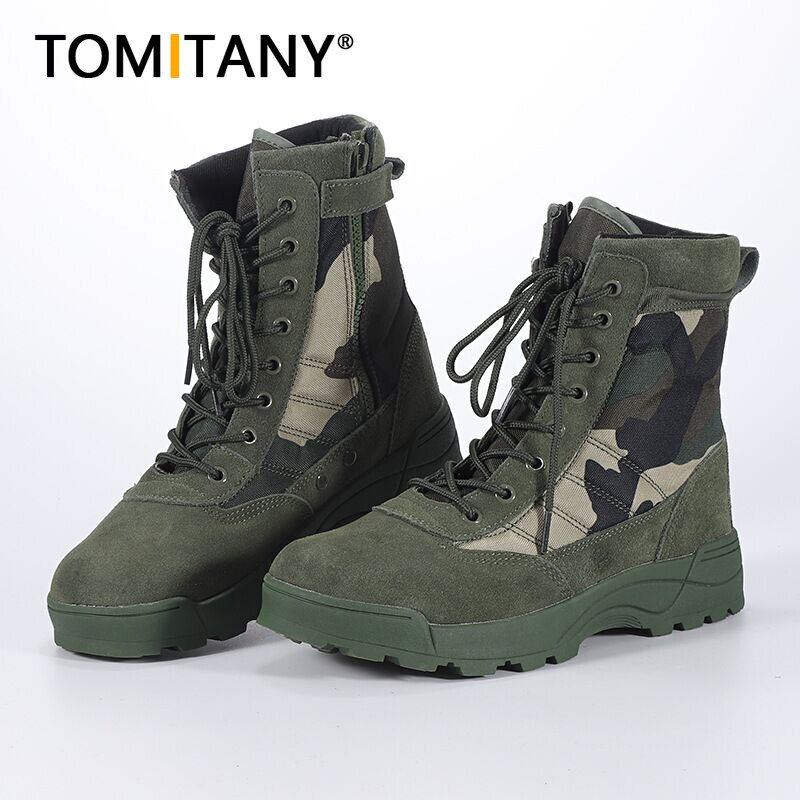 Miniatura: Desert Tactical Milit 4 Colors Army Combat Shoes Militares Tacticos Zapatos Men 