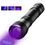 Miniatura: UV Flashlight LED 395nm torch Lamp Purple Violet Ultraviolet ray 5Mode Zoom 