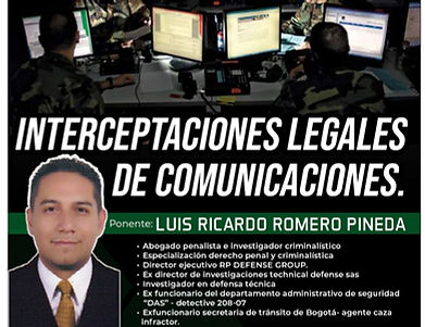 INTERCEPTACIONES LEGALES DE COMUNICACIONES