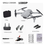 Miniatura: 2020 NEW E99 Pro2 Drone 4K HD FPV Wide Angle  Profession  Dual Camera Hight Hold