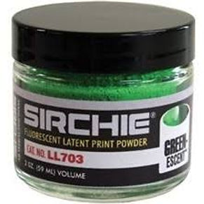 Polvo vulcanizado "Hi-fi" Fluorescente verde