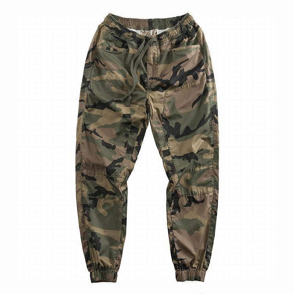 Miniatura: Pants Loose Baggy Army Style Streetwear Military Pantalon Tactico Man Cotton 
