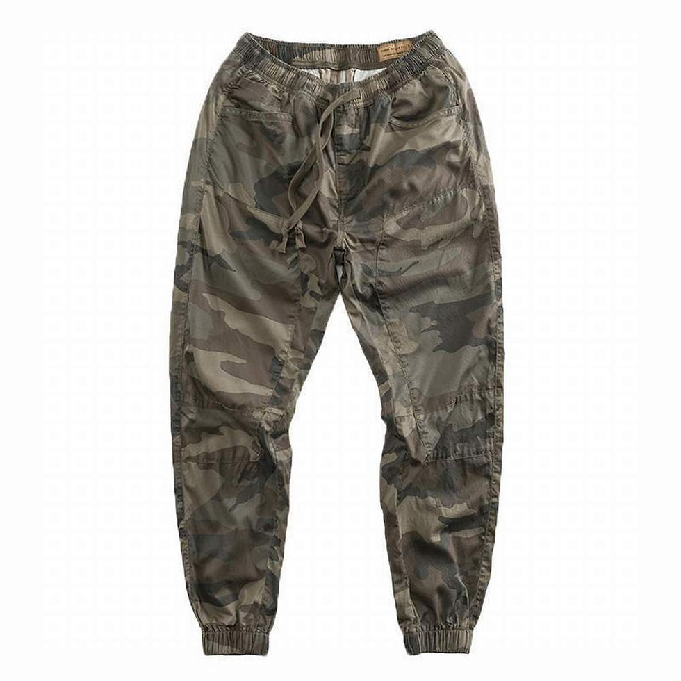 Miniatura: Pants Loose Baggy Army Style Streetwear Military Pantalon Tactico Man Cotton 