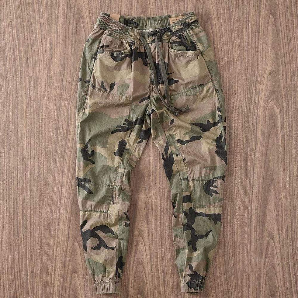 Miniatura: Men Pantalon Tactico Militar Hombre Camouflage Cargo Pants Loose Army Streetwear
