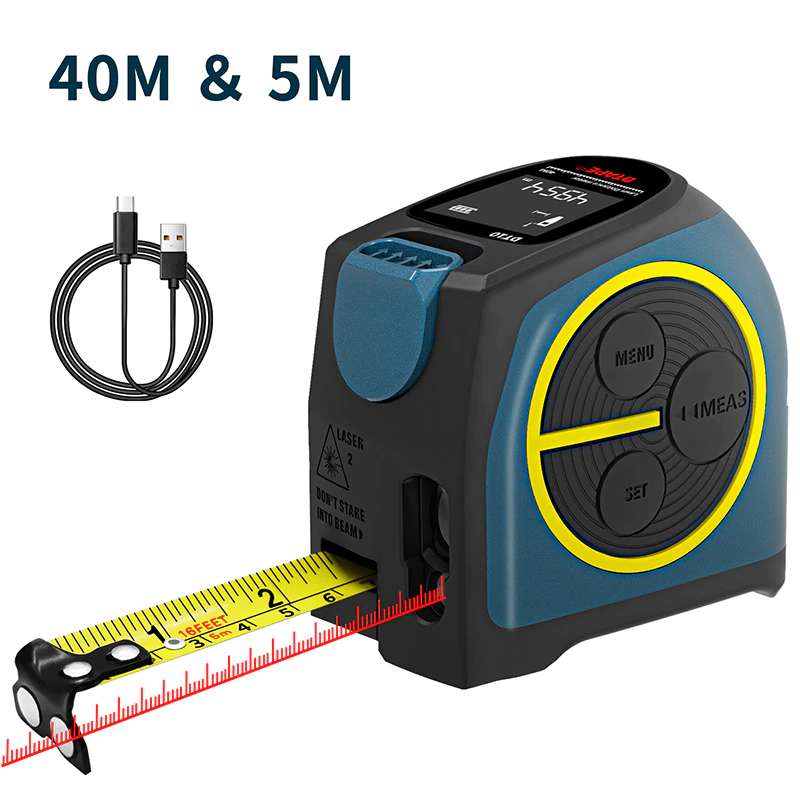 Miniatura: DTAPE DT10 laser distance meter range finder 40M laser tape measure digital 