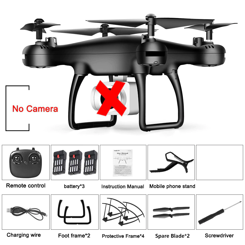 Thumbnail: Drone 4k Profesional with Camera WIFI FPV RC Quadrocopter Drones Aerial 