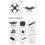 Miniatura: Drone 4k Profesional with Camera WIFI FPV RC Quadrocopter Drones Aerial 