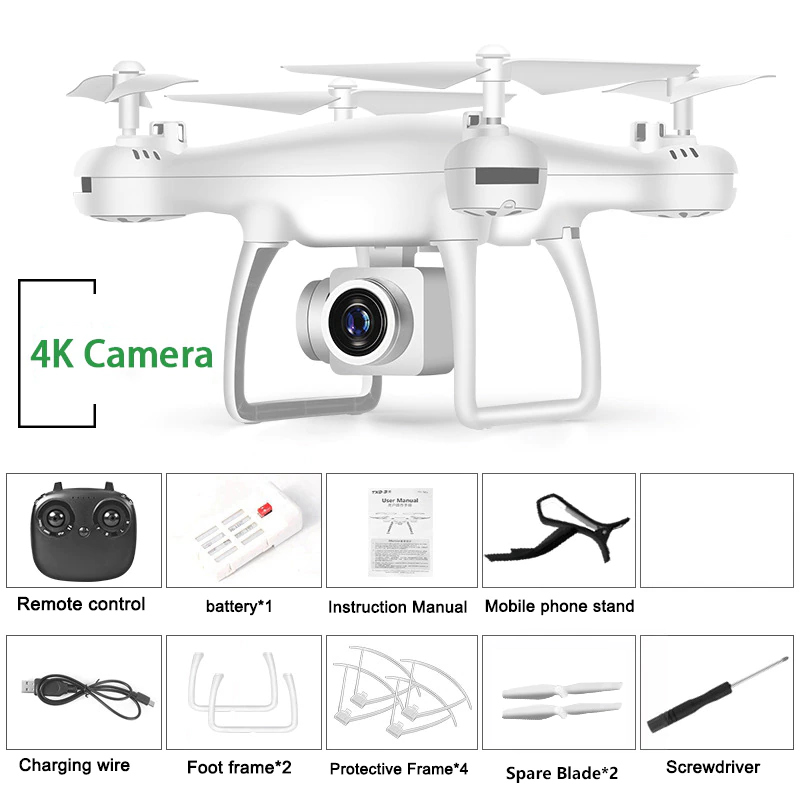 Thumbnail: Drone 4k Profesional with Camera WIFI FPV RC Quadrocopter Drones Aerial 