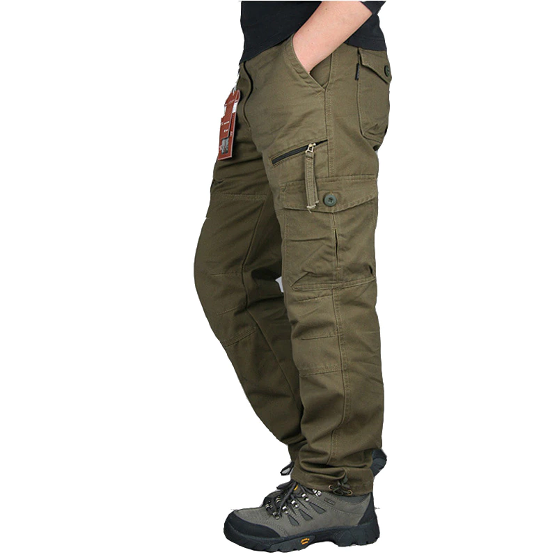 Miniatura: 2021 Winter Cotton Tactical Pants Men  Streetwear Army Trousers Cargo Military 