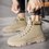 Miniatura: Safty Shoes Army Combat Boots Militares Tacticos Zapatos Men Shoe Boots