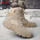 Thumbnail: Boots Men Suede Tactico Military Boots Big Size High-Top Men's Casual Shoes D05