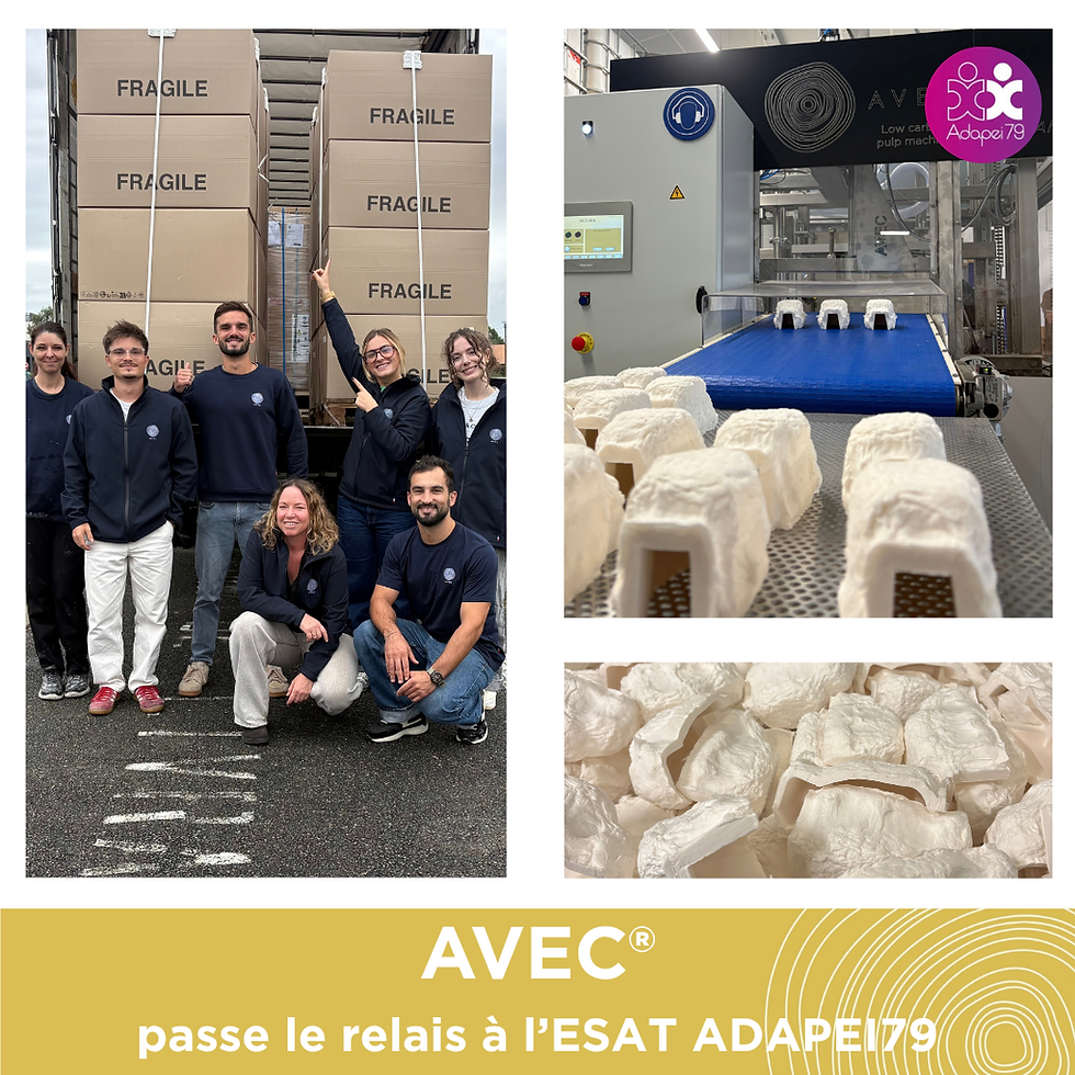 ♻️ AVEC passe le relais à l’Adapei 79!